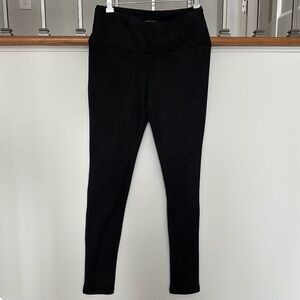 J McLaughlin black faux suede legging